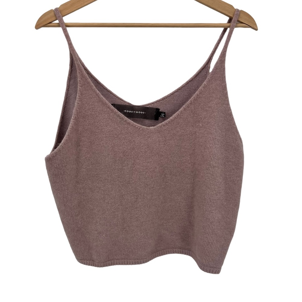 Code X Mode Angora Sweater Tank Top Large - Picture 3 of 9